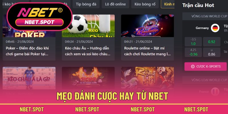 Mẹo đánh cược hay từ NBET
