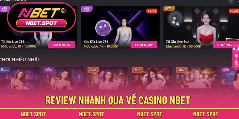 Review nhanh qua về casino NBET